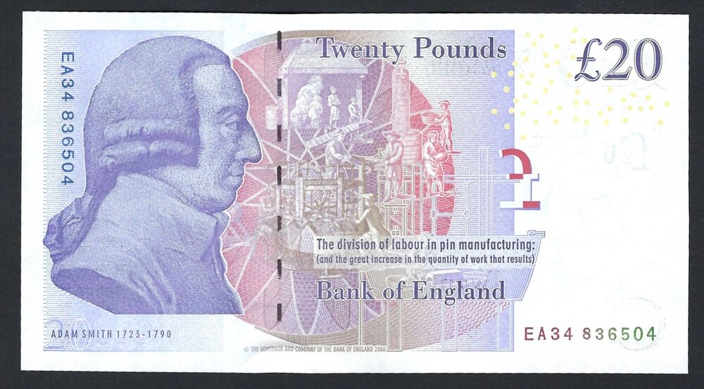 Great Britain - 20 Pounds 2006 - Pick # 392a - UNC