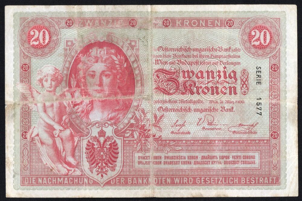 Austria - 20 Kronen 1900 - Pick # 5 - Fine