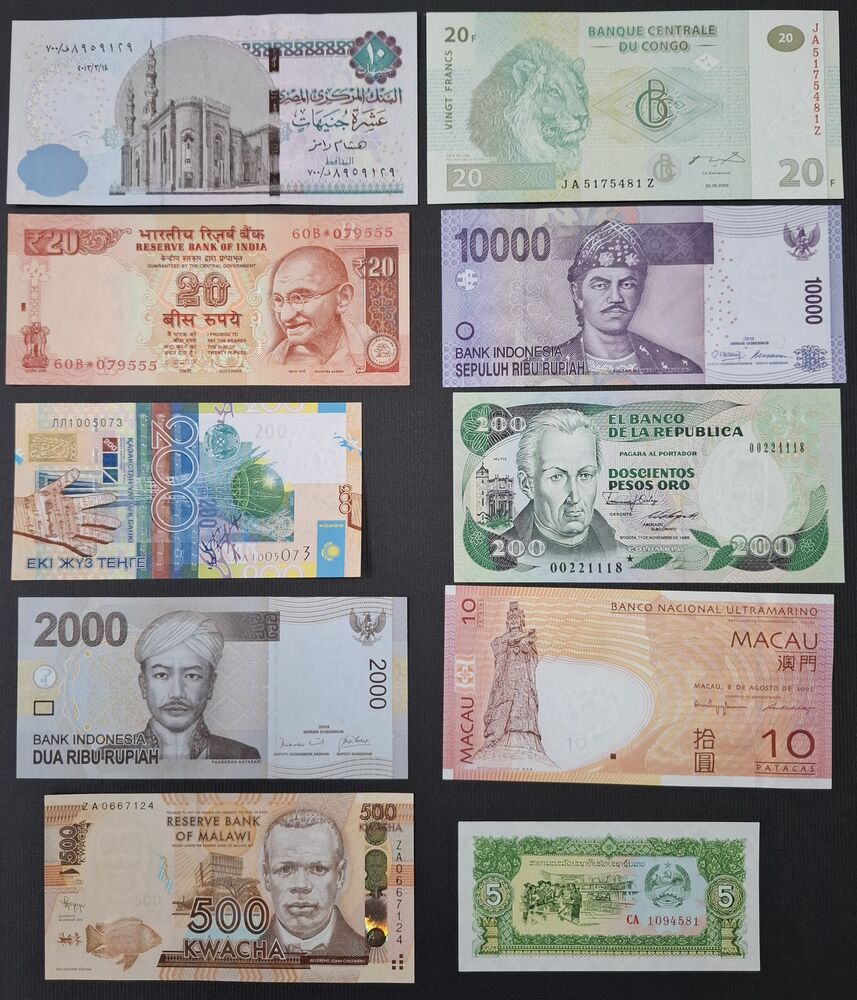 10 x Replacement, mixed lot - UNC (4)