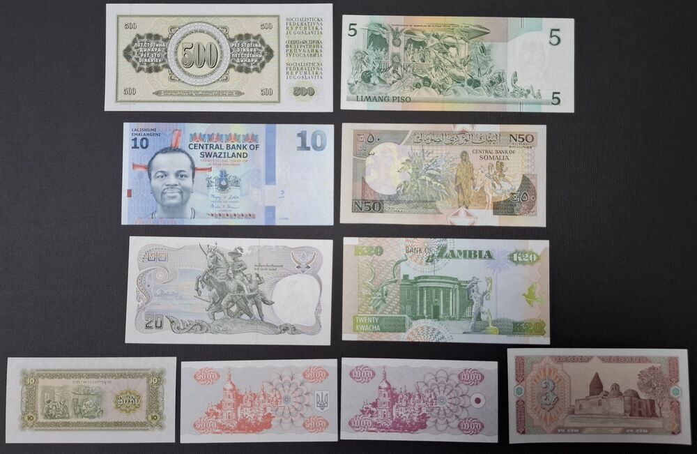   10 x Replacement, mixed lot - UNC (2)
