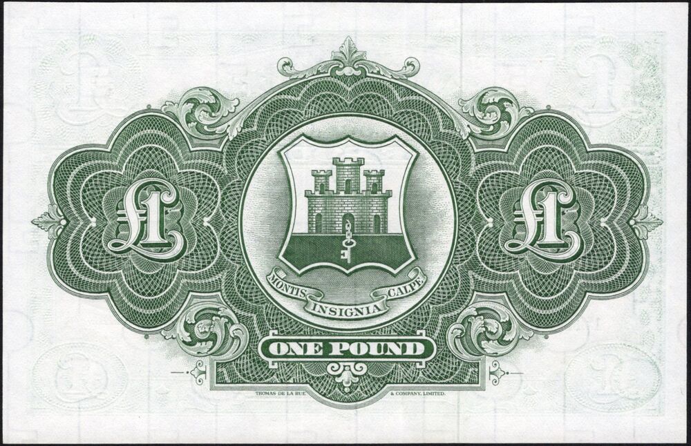 Gibraltar - 1 Pound 1965 - Pick # 18a - UNC