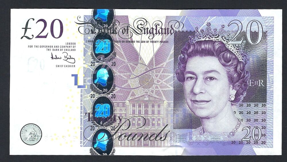 Great Britain - 20 Pounds 2006 - Pick # 392a - UNC