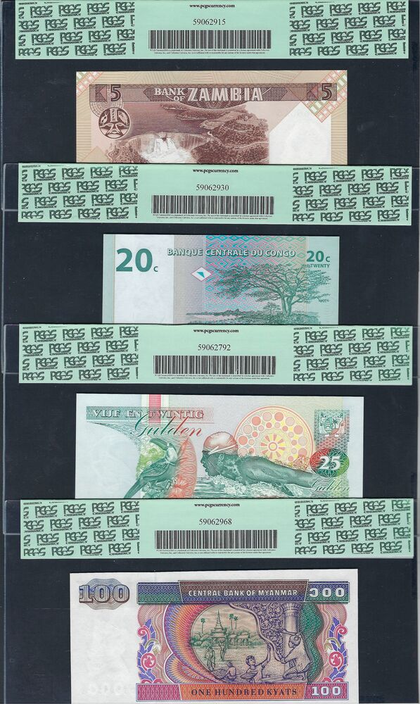 Group of 4 PCGS Grades notes - 66, 67 & 68 PPQ