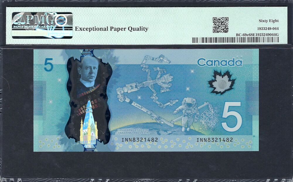 Canada - 5 Dollars 2013 - Pick # 69e - PMG 68 EPQ