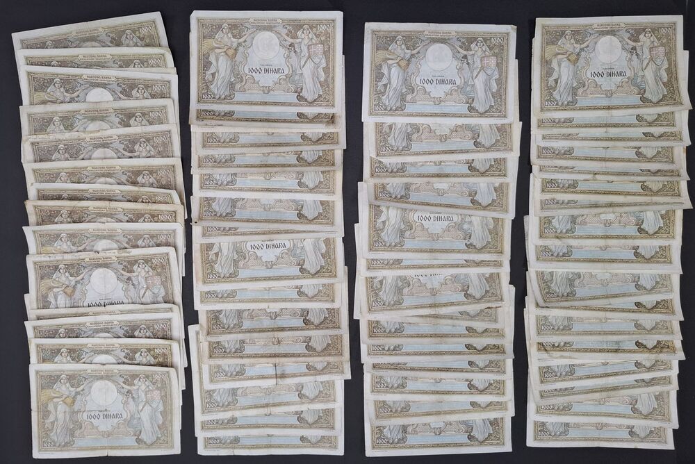 Yugoslavia - 100 x 1000 Dinara 1931 - Pick # 29 - Average Fine