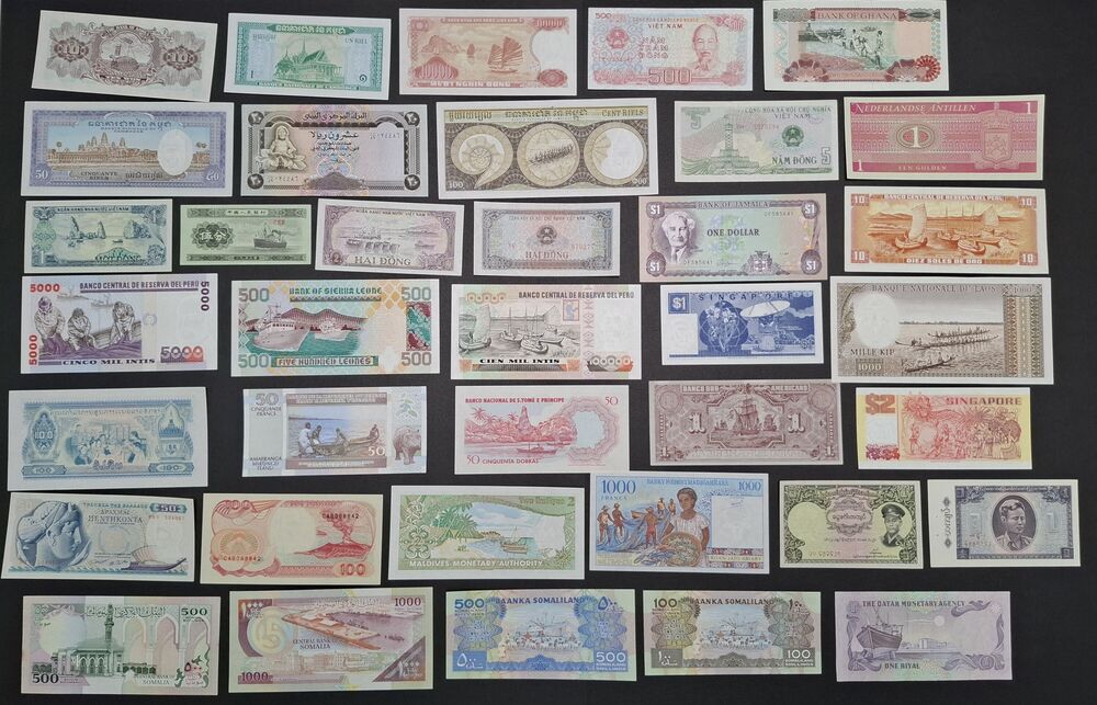 Boats - Group of 39 notes - AU/UNC