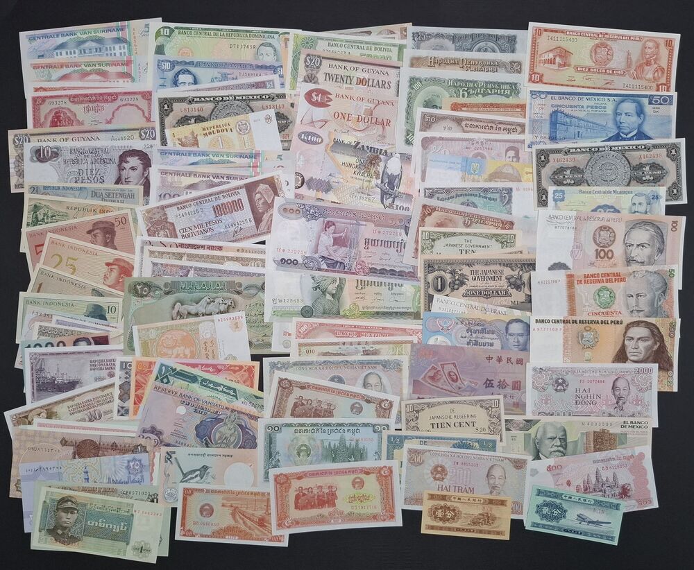  World lot - 100 pieces - AU/UNC