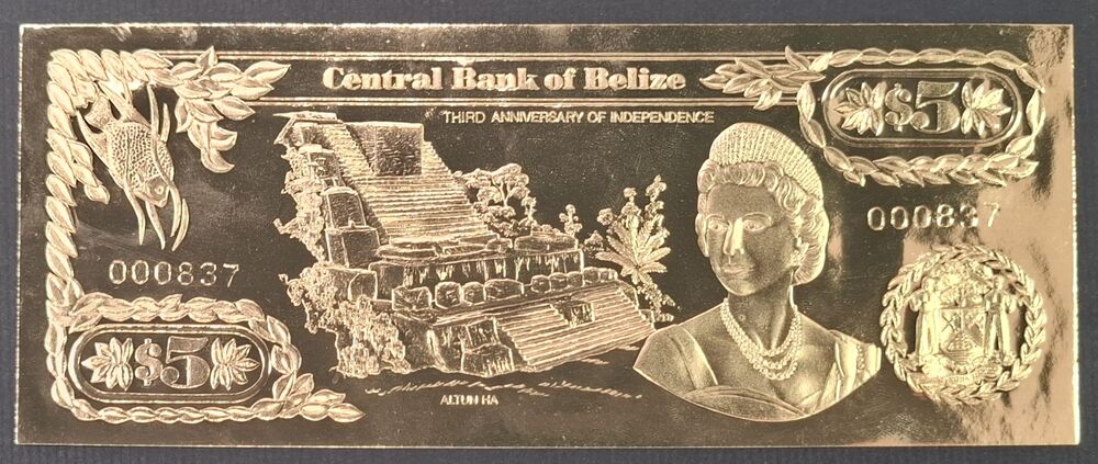 Belize - 5 Dollars 1984 - Pick # CS1 - UNC