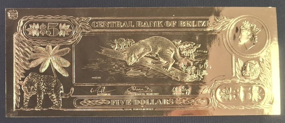 Belize - 5 Dollars 1984 - Pick # CS1 - UNC