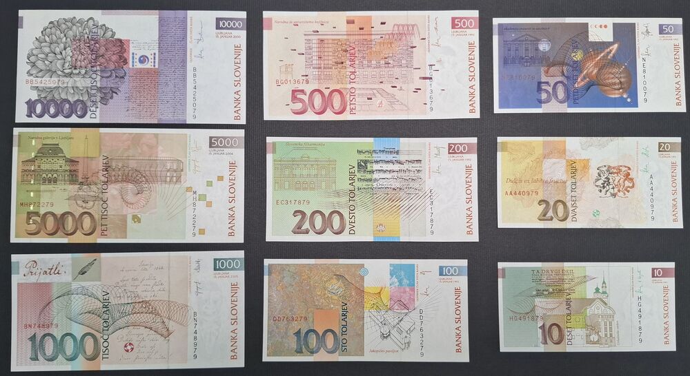 Slovenia - Complete Series 1992/2005 - In Folder - UNC