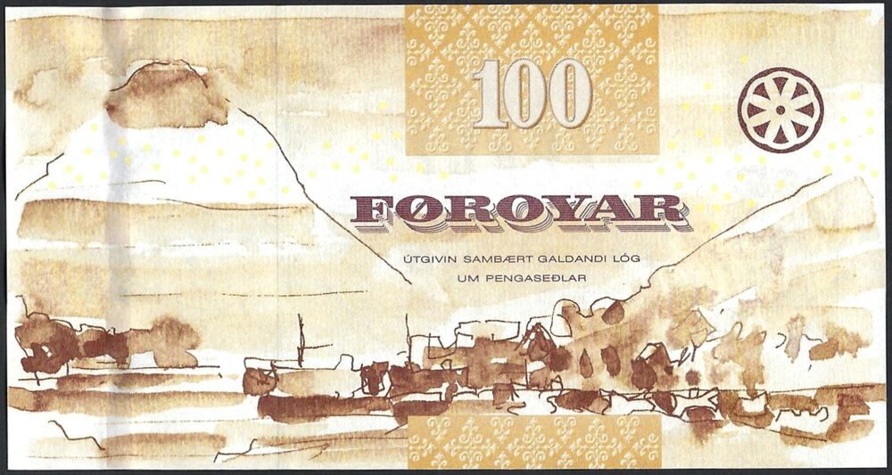 Faroe Islands - 100 Kronur 2011 - Pick # 30 - UNC