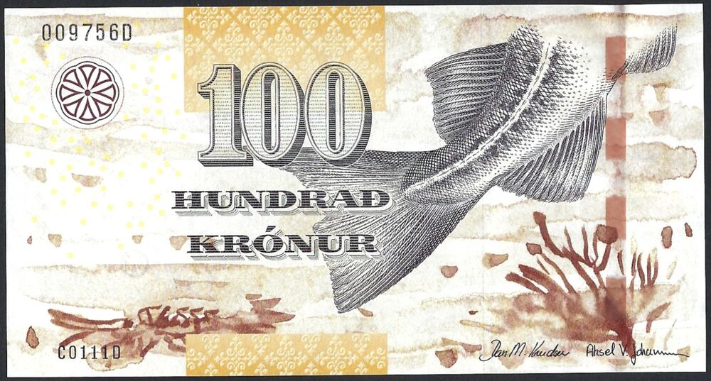 Faroe Islands - 100 Kronur 2011 - Pick # 30 - UNC