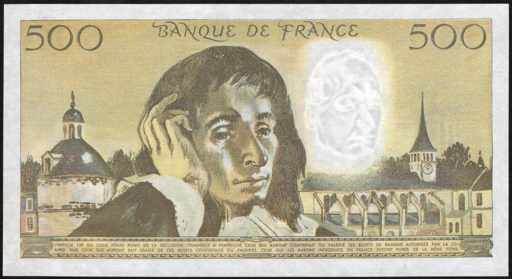France - 500 Francs 1977 - Pick # 156d -AU