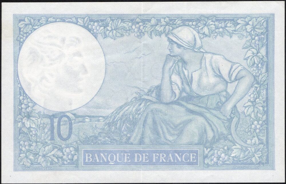 France - 10 Francs 1939 - Pick # 84 - XF+