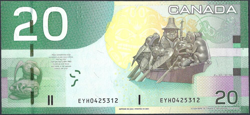 Canada - 20 Dollars 2004 - Pick # 103a - AU