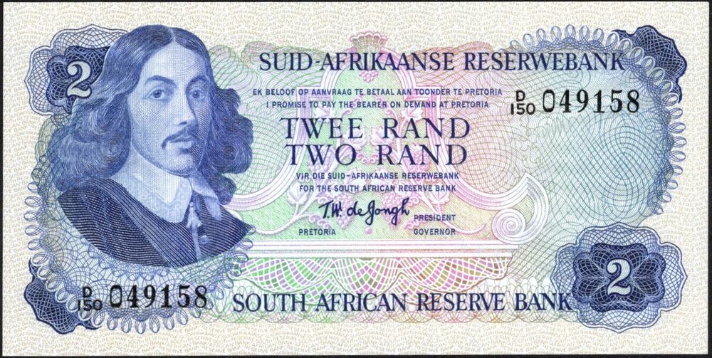 South Africa - 2 Rand 1974 - Pick # 117b - UNC