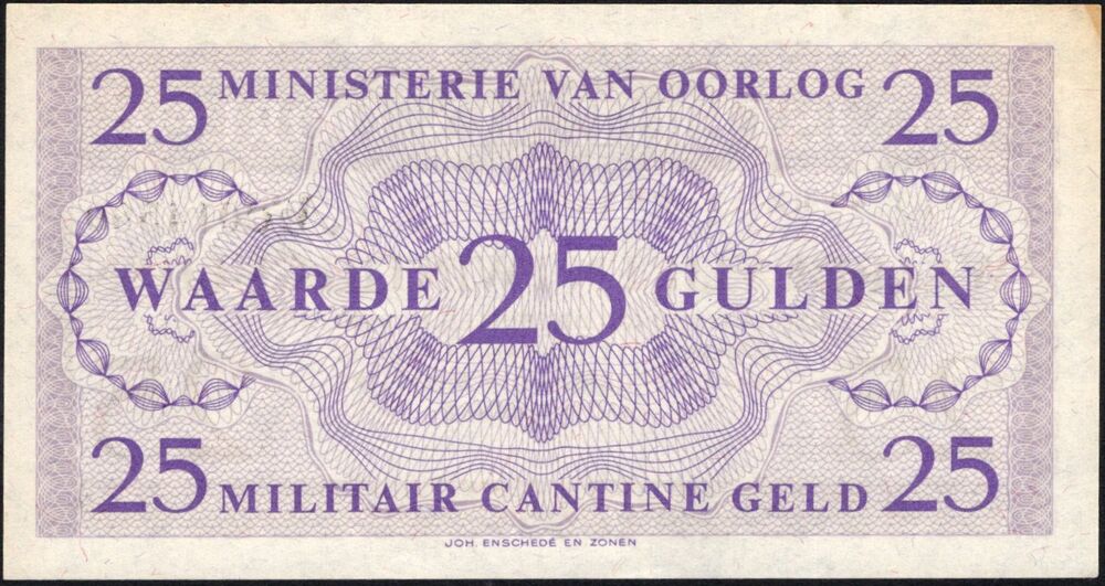 Netherlands - 25 Gulden 1945 - Pick # M3 - UNC-