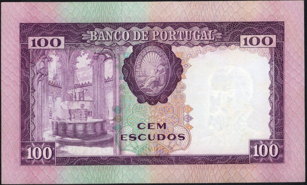 Portugal - 100 Escudos 1961 - Pick # 165 - VF/XF