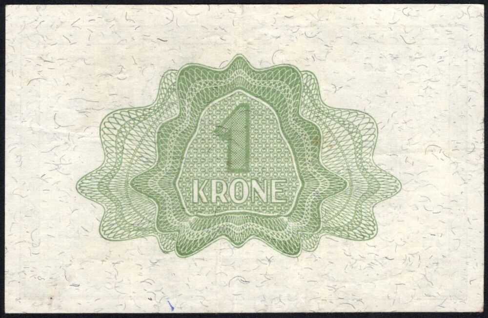 Norway - 1 Krone 1948 - Pick # 15b - VF