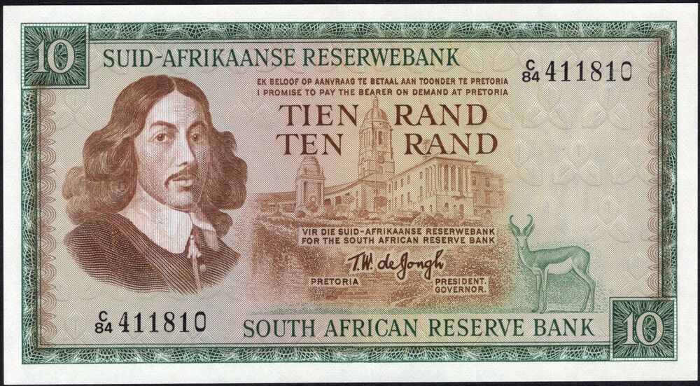 South Africa - 10 Rand 1966 - Pick # 114b - UNC