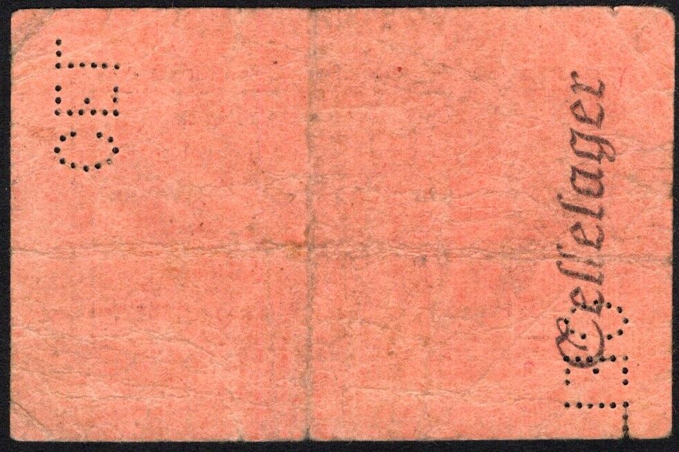 Germany, POW Camp Money - Cellelager, 5 Pfennig 1917 - Fine