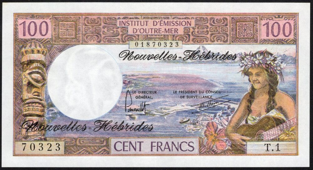 New Hebrides - 100 Francs 1970/77 - Pick # 18d - UNC-