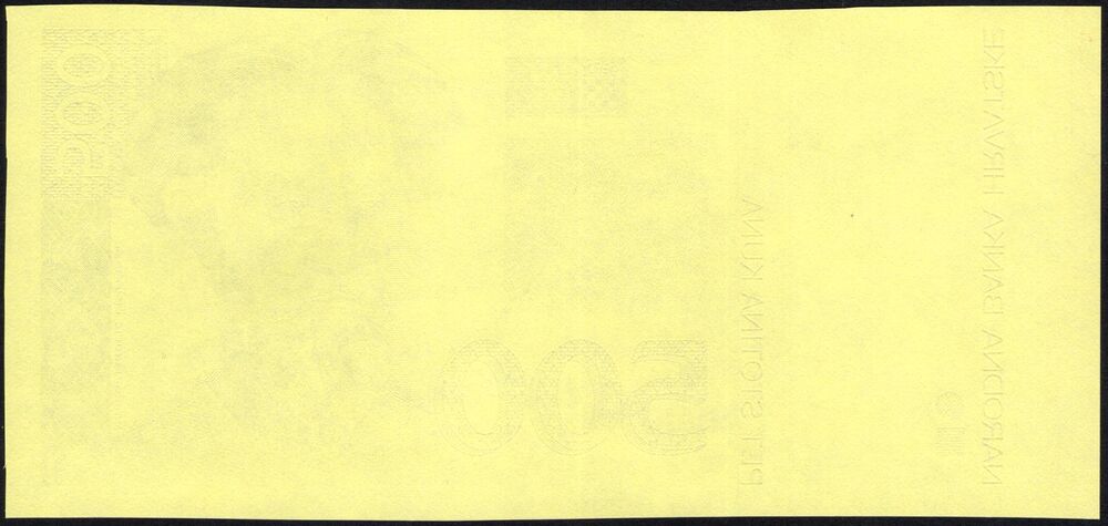 Croatia - 500 Kuna 1993 - Pick # 34p - UNC