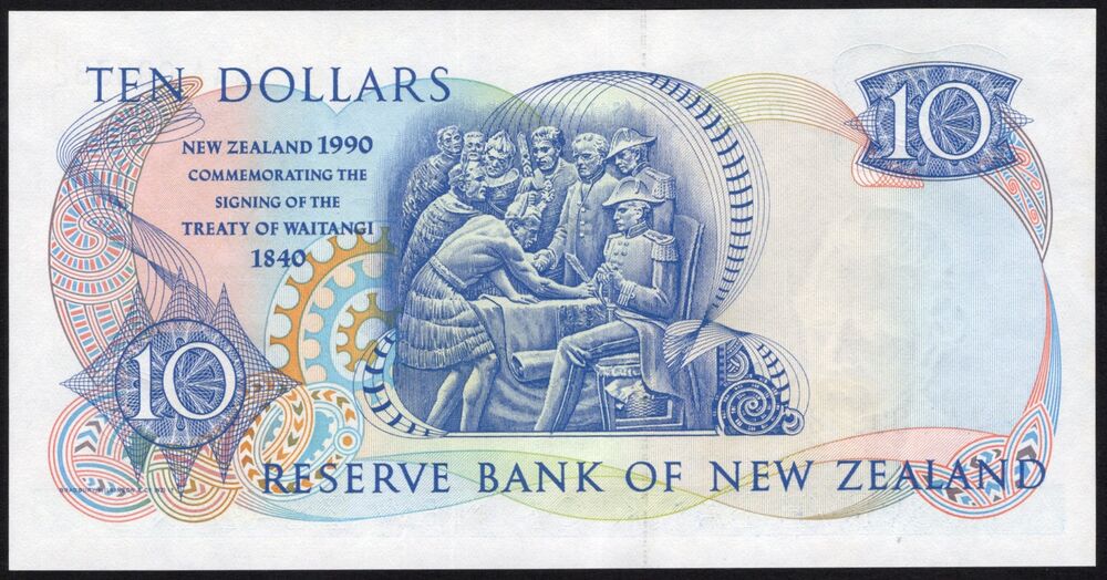 New Zealand - 10 Dollars 1990 - Pick # 176 - UNC-