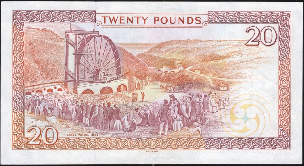 Isle of Man - 20 Pounds 2013 - Pick # 49 - XF+