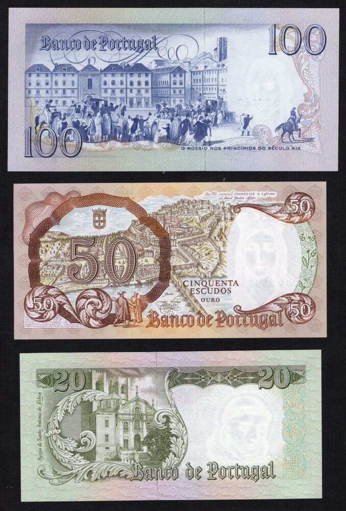 Portugal - Mixed lot of 3 pieces - UNC