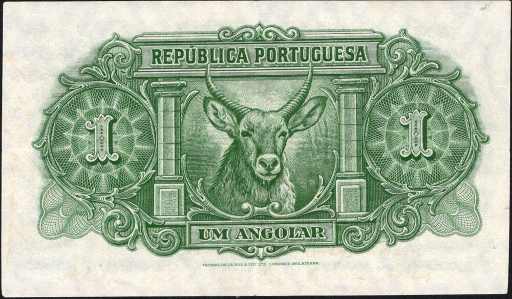 Angola - 1 Angolar 1942 - Pick # 68 - VF+