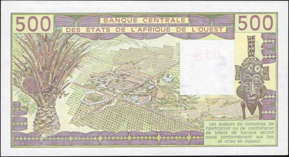 Niger - 500 Francs 1990 - Pick # 606Hs - UNC