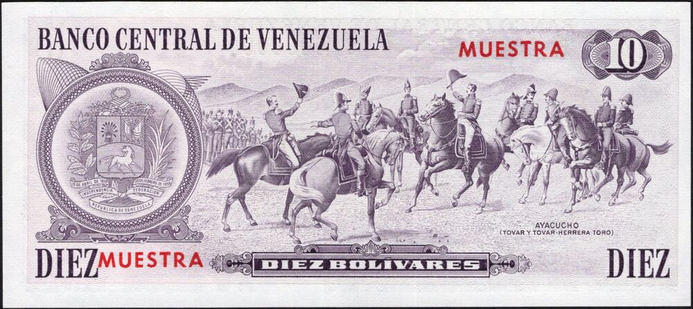 Venezuela - 10 Bolivares 1981 - Pick # 60s - UNC