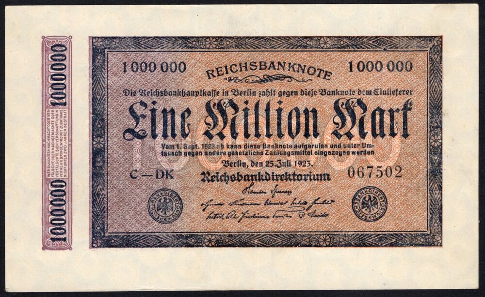 Germany - 1.000.000 Mark 1923 - Pick # 93 - UNC-