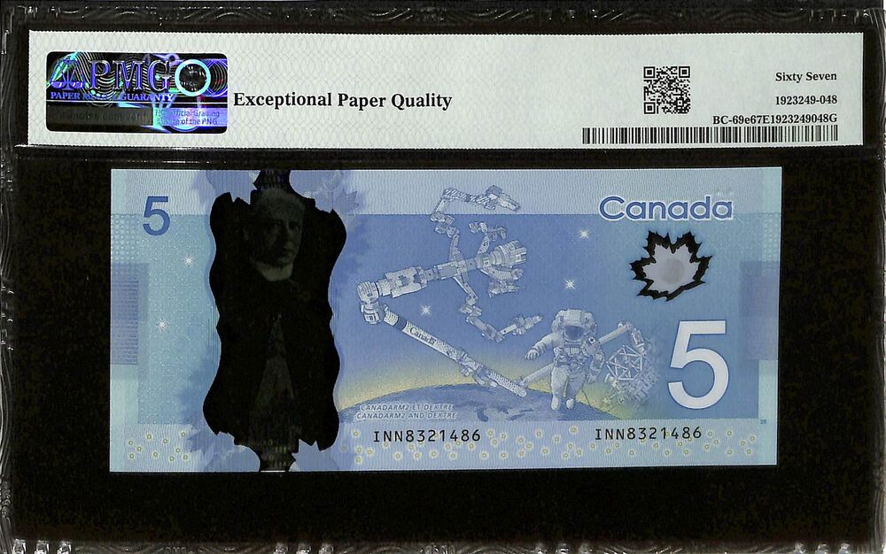 Canada - 5 Dollars 2013 - Pick # BC-69e - PMG 67 EPQ