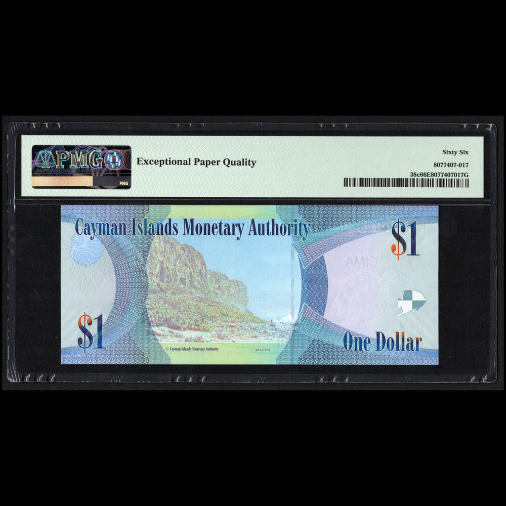 Cayman Islands - 1 Dollar 2010 - Pick # 38c - PMG 66 EPQ