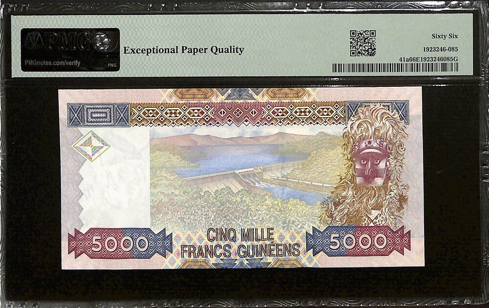 Guinea - 5000 Francs 2006 - Pick # 41a - PMG 66 EPQ