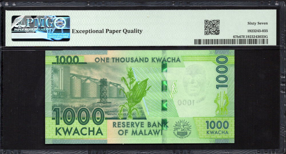 Malawi - 1000 Kwacha 2024 - Pick # 67h - PMG 67 EPQ