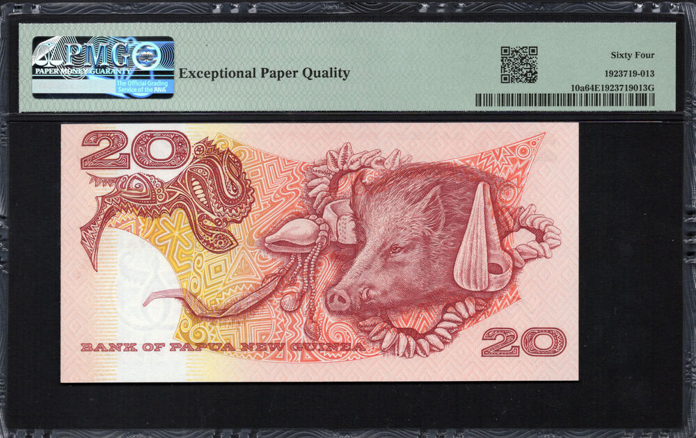 Papua New Guinea - 20 Kina ND (1989-2001) - Pick # 10a - PMG 64 EPQ