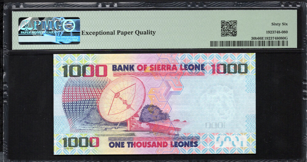 Sierra Leone - 1000 Leones 2013 - Pick # 30b - PMG 66 EPQ
