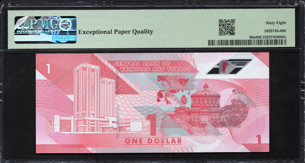 Trinidad & Tobago - 1 Dollar 2020 - Pick # 60a - PMG 68 EPQ