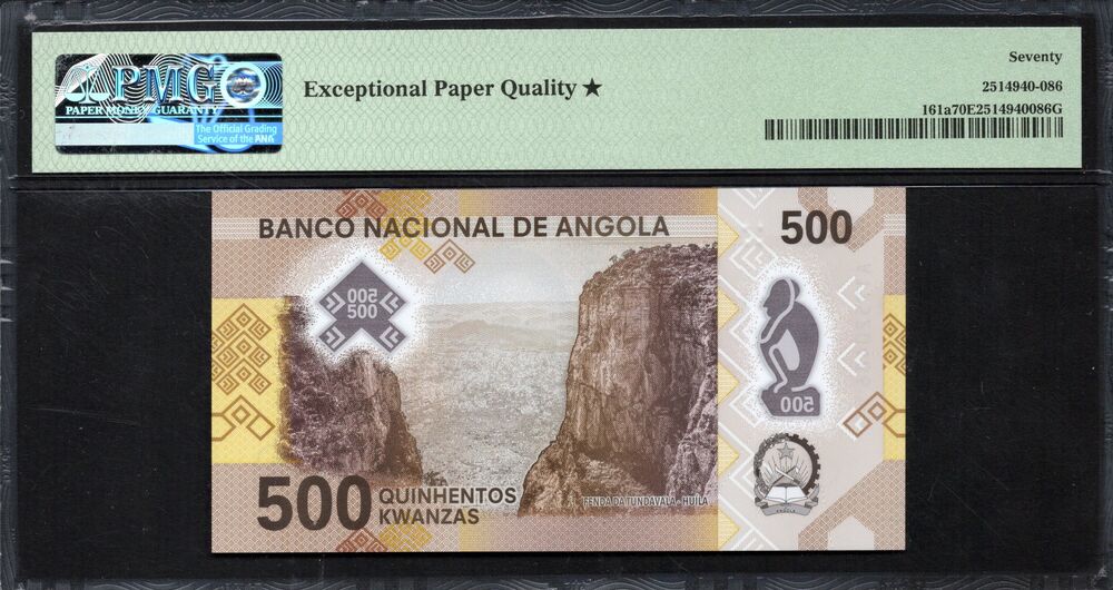 Angola - 500 Kwanzas 2020 - Pick# 161a - PMG 70 EPQ