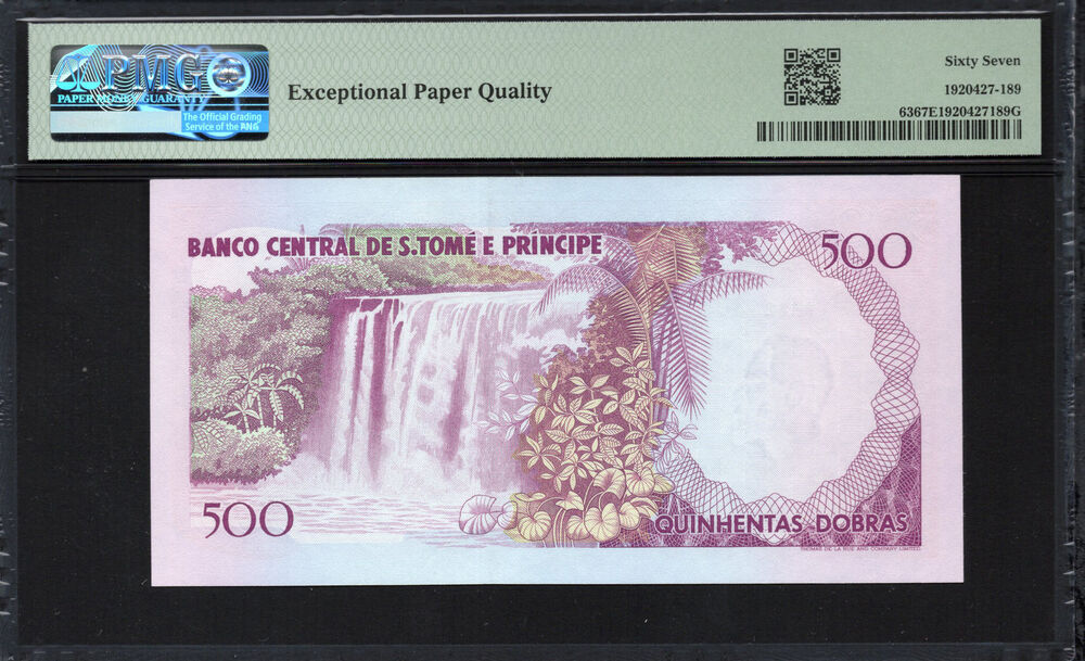 Sao Tome and Principe - 500 Dobras 1993 - Pick # 63 - PMG 67 EPQ