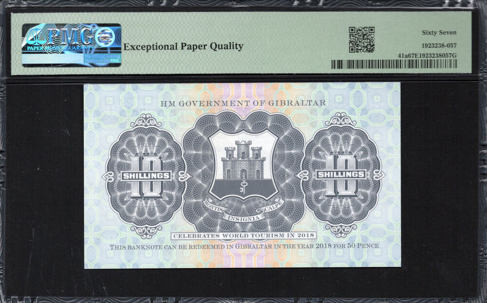 Gibraltar - Half Pence 2018 - Pick # 41a - PMG 67 EPQ