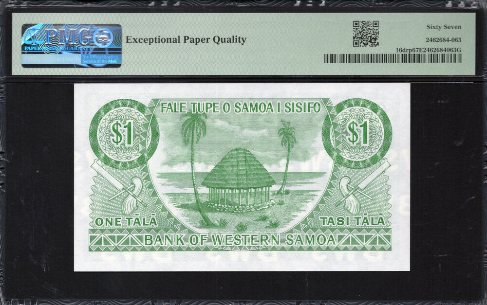 Western Samoa - 1 Tala 2020 - Pick # 16drp - PMG 67 EPQ