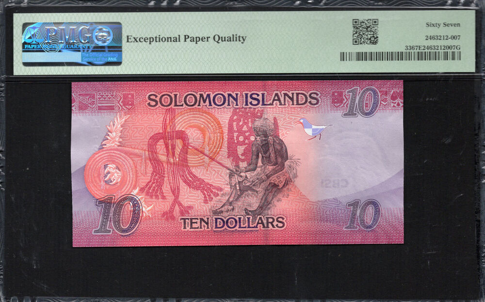 Solomon Islands - 10 Dollars 2017 - Pick # 33 - PMG 67 EPQ