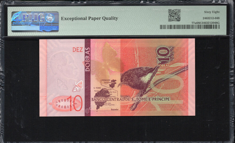 Sao Tome and Principe - 10 Dobras 2020 - Pick # 77a - PMG 68 EPQ