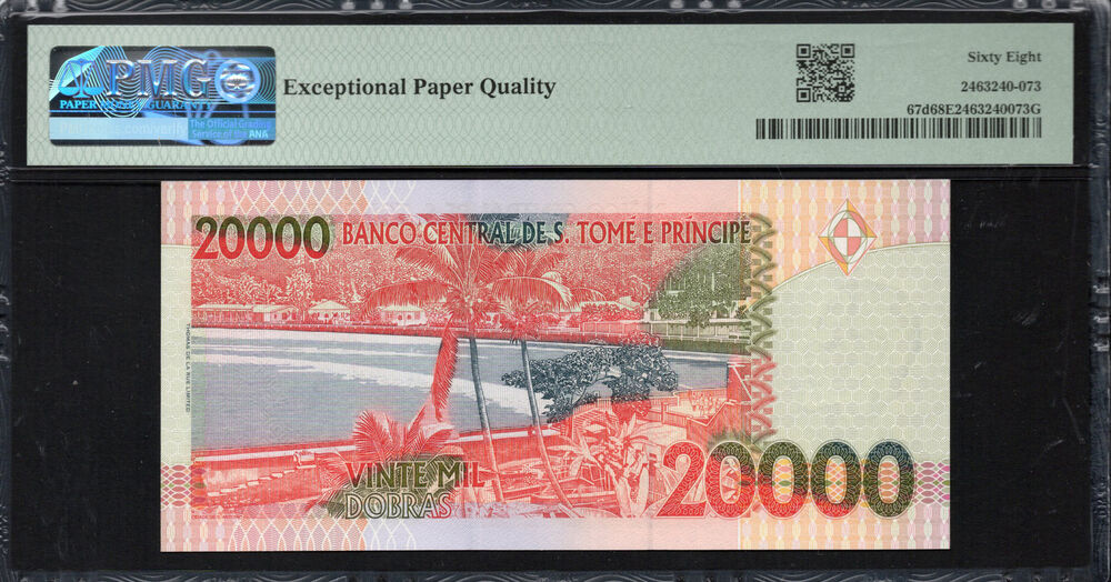 Sao Tome and Principe - 20.000 Dobras 2010 - Pick # 67d - PMG 68 EPQ