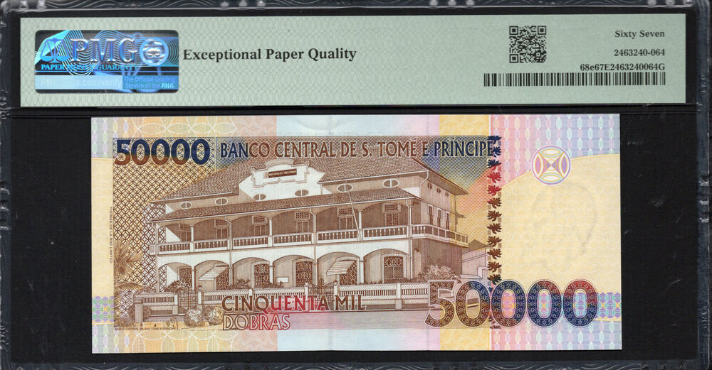 Sao Tome and Principe - 50.000 Dobras 2013 - Pick # 68e - PMG 67 EPQ