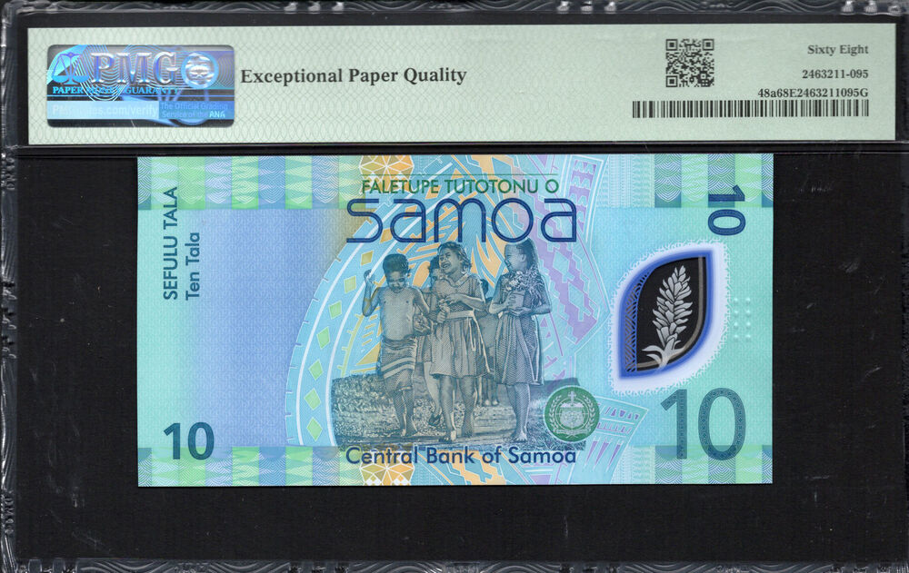 Samoa - 10 Tala 2007 - Pick # 48a - PMG 68 EPQ